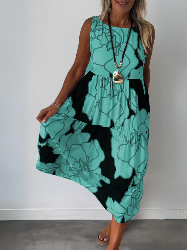 Soraya™ – Ärmelloses Kleid mit Print