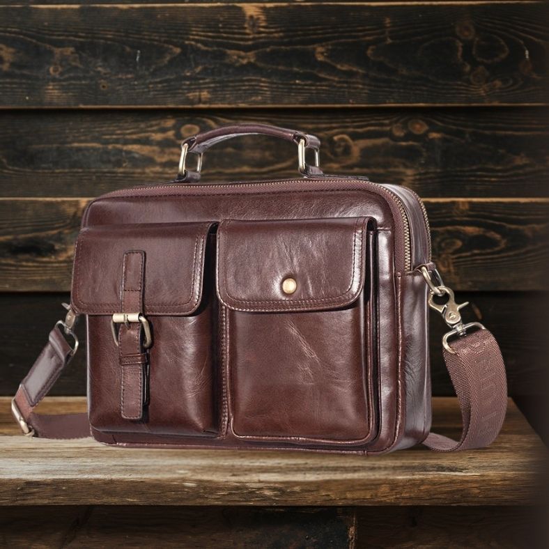 Cullen | Messenger Bag aus echtem Leder für Männer