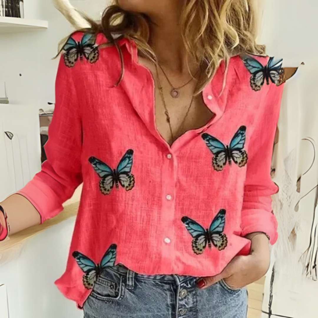 Melina™ - Geblümte Bluse im Vintage-Look