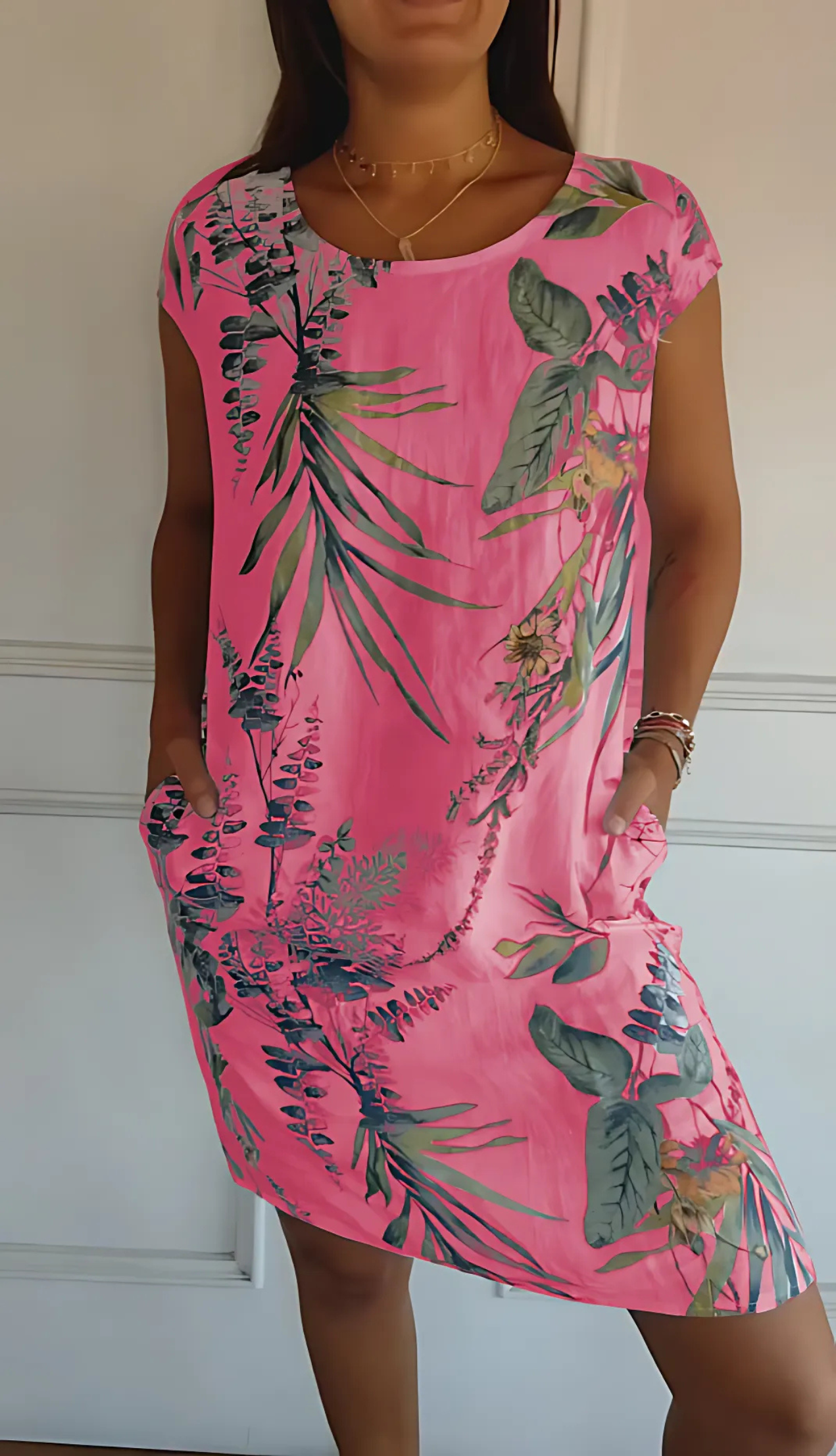 Anne™ - Bequemes rundes Kleid