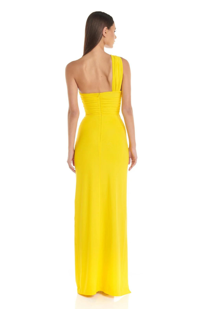 Selina™ - Ein-Schulter-Maxikleid