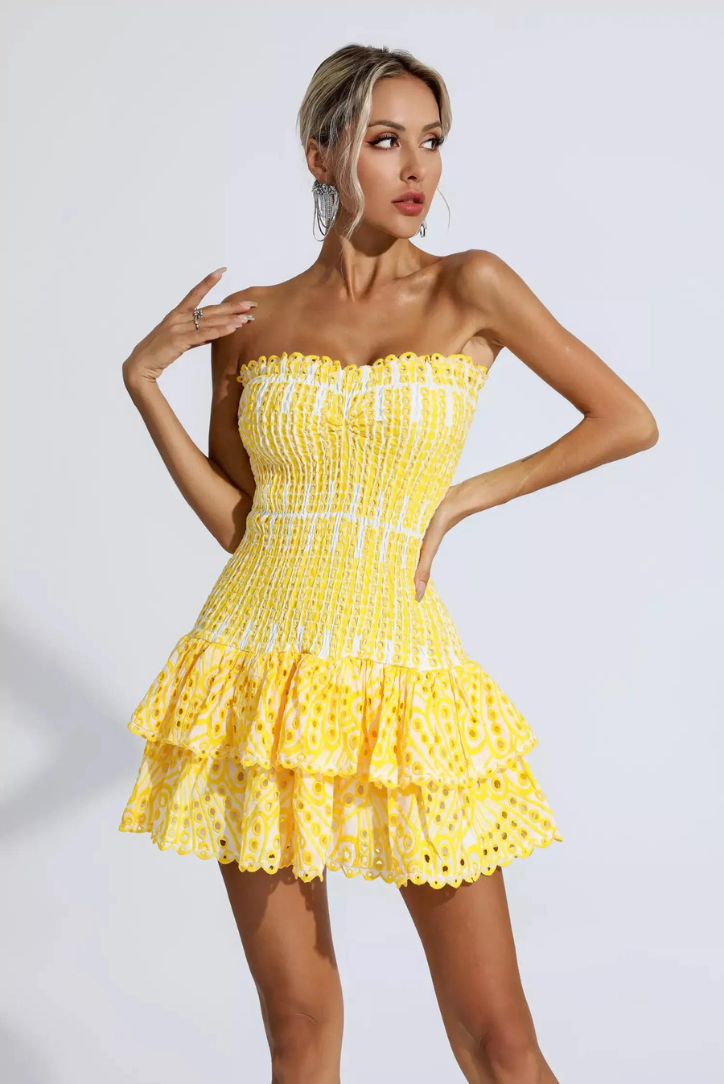 Lilly™ - Rüschen-Minikleid