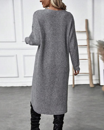 LINDSEY - ASYMMETRISCHER STRICKPULLOVER