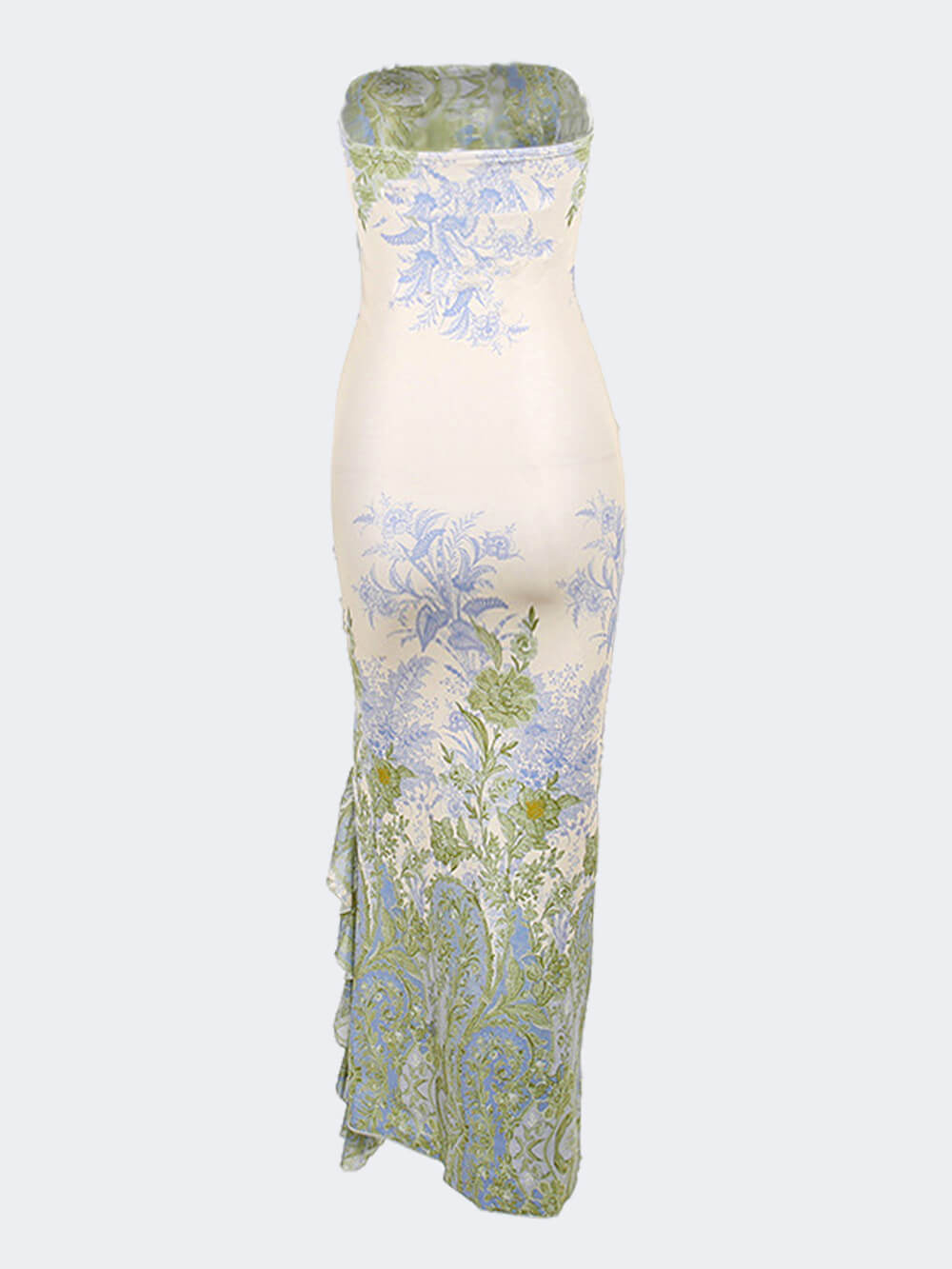 Amira™ - Sexy Maxikleid mit Blumenmuster und Schlitz