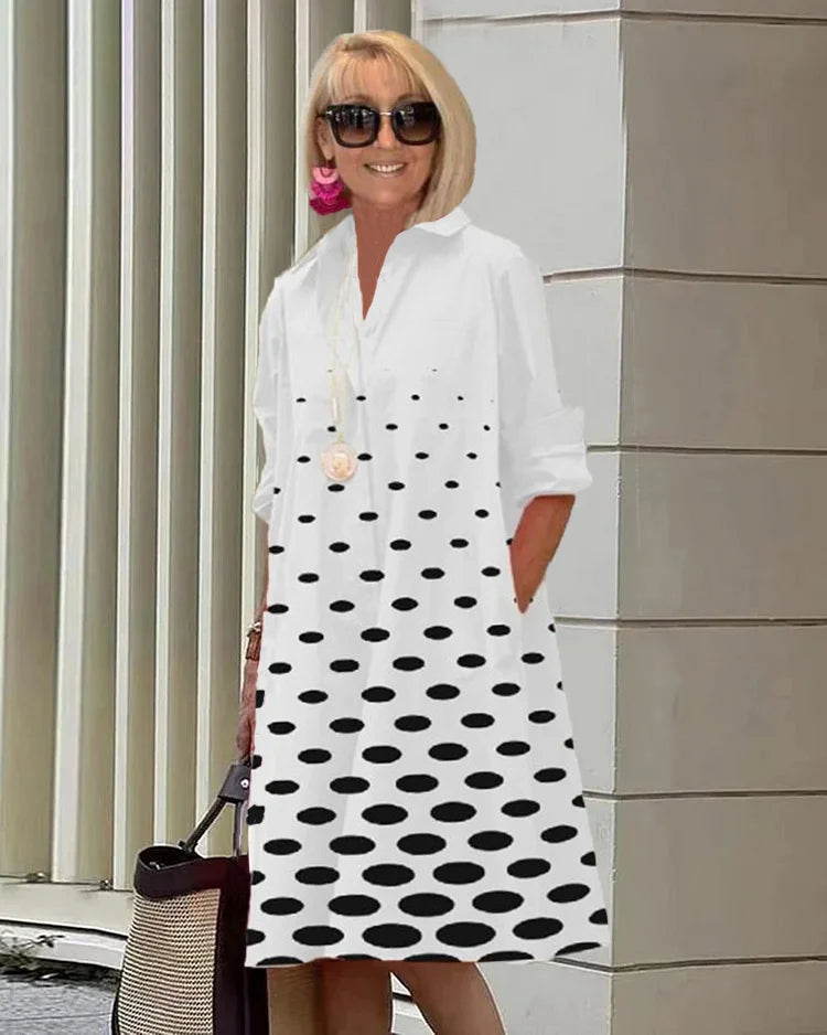 Clara™ - Elegantes Polka Dot Sommerkleid