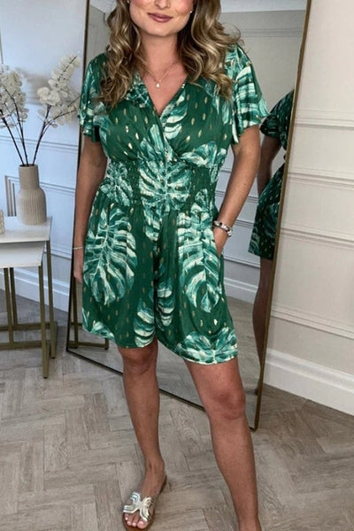 Amandine™ - Lässiger Jumpsuit mit Blumenmuster