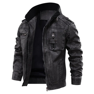 Cullman™ - Schwarz Lederjacke