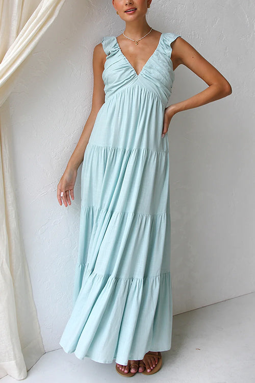 Isa | Maxi Dress with Ruffle