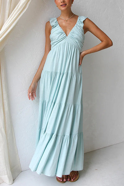 Isa | Maxi Dress with Ruffle
