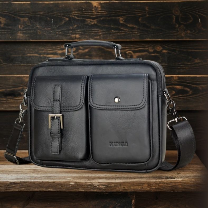 Cullen | Messenger Bag aus echtem Leder für Männer
