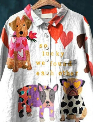 Lola™ - Hunde-Kunst-Shirt