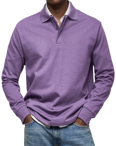 Alexandre™ | Casual Langarm Polo-Shirt