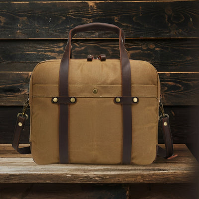 Canvas Laptop-Messenger-Tasche | ASHVILLE