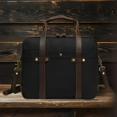 Canvas Laptop-Messenger-Tasche | ASHVILLE