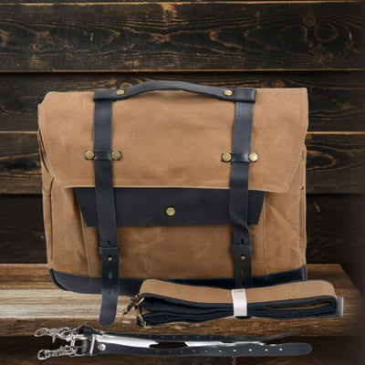 Motorradsatteltasche aus Segeltuch | SEATTLE