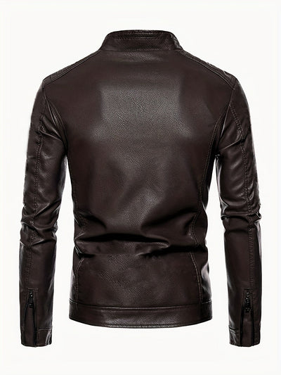 Davis™ - Schwarz Lederjacke
