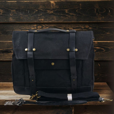 Motorradsatteltasche aus Segeltuch | SEATTLE