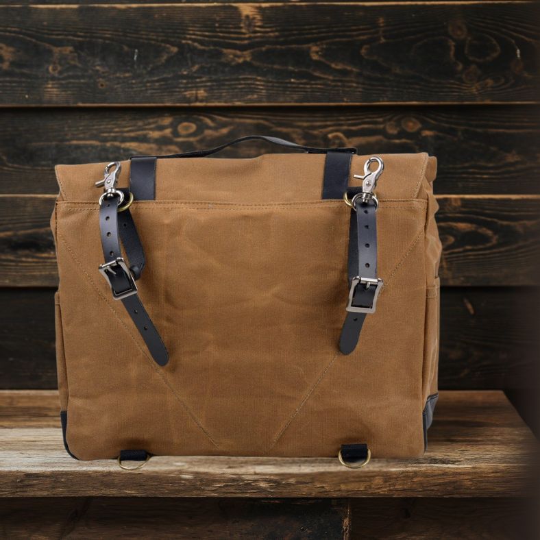 Motorradsatteltasche aus Segeltuch | SEATTLE
