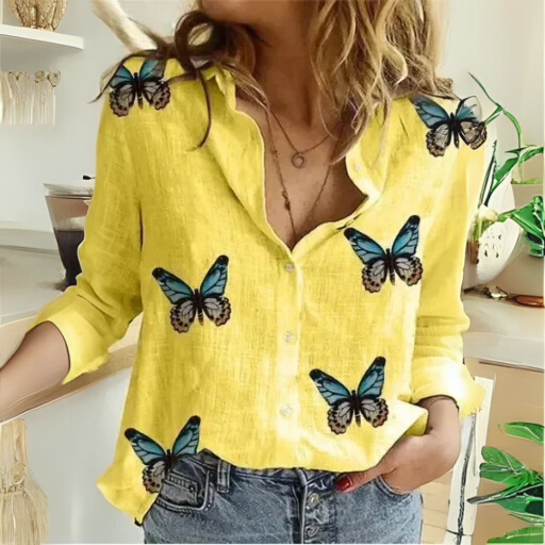 Melina™ - Geblümte Bluse im Vintage-Look