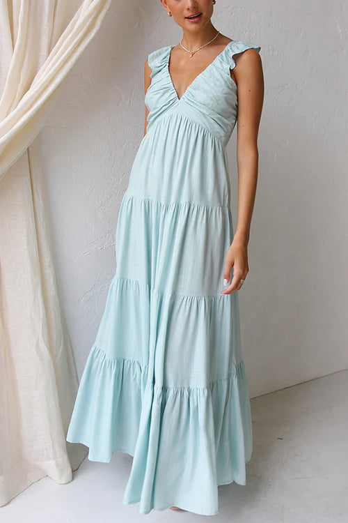 Isa | Maxi Dress with Ruffle
