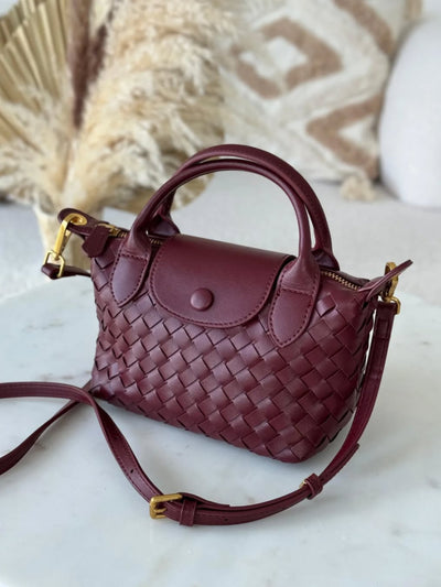 Elif™ - Geflochtene Petite Convertible Tasche