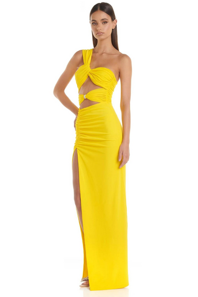 Selina™ - Ein-Schulter-Maxikleid