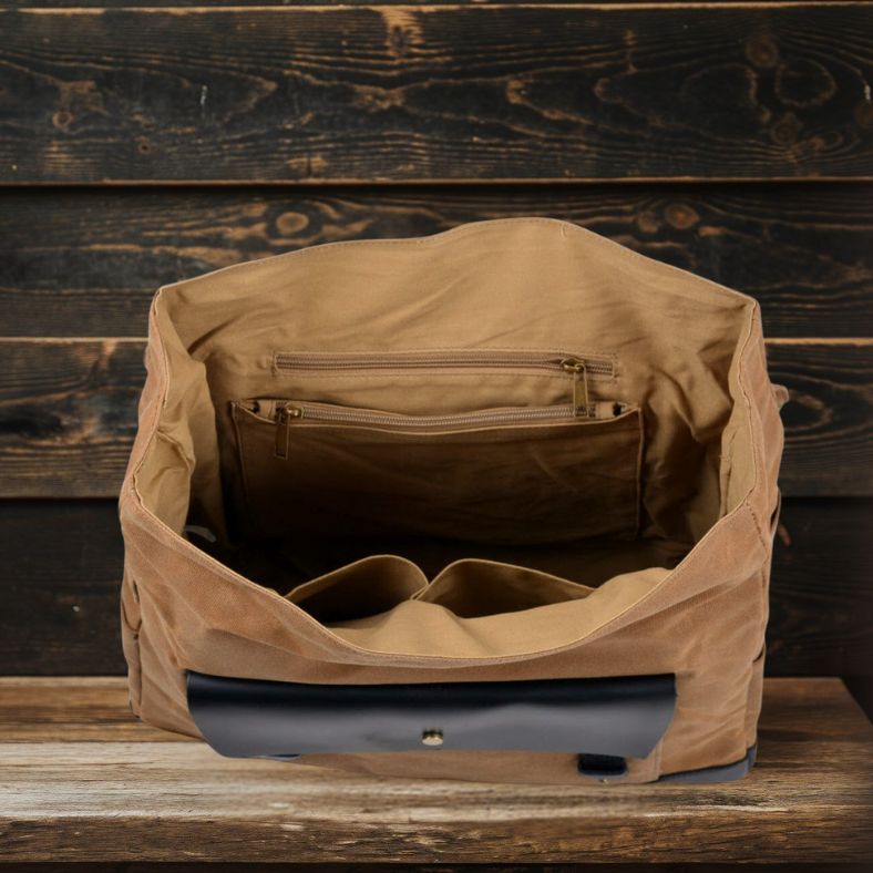 Motorradsatteltasche aus Segeltuch | SEATTLE