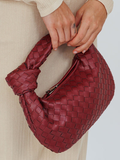 Fabienne™ - Geflochtene Tasche mit kleinem Griff