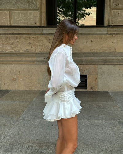 Marlene™ - Plissiertes Minikleid