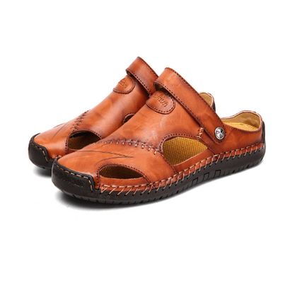 Chris | Orthopädische Ledersandalen