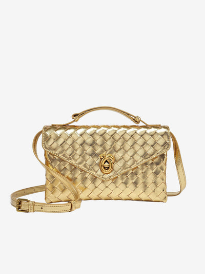 Sarah™ - Texturierte gewebte Mini-Kreuztasche