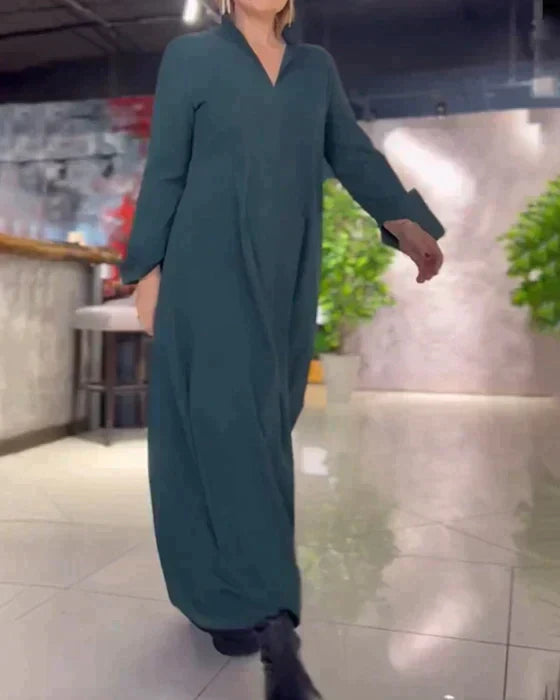 Evite™ - Weiches Stretch-Maxikleid