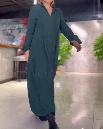Evite™ - Weiches Stretch-Maxikleid