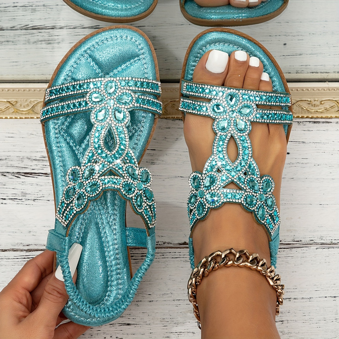 Geneva - Elegante und böhmische orthopädische Sandalen