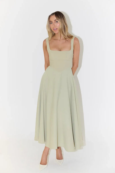 Yade™ - Midikleid mit hoher Taille