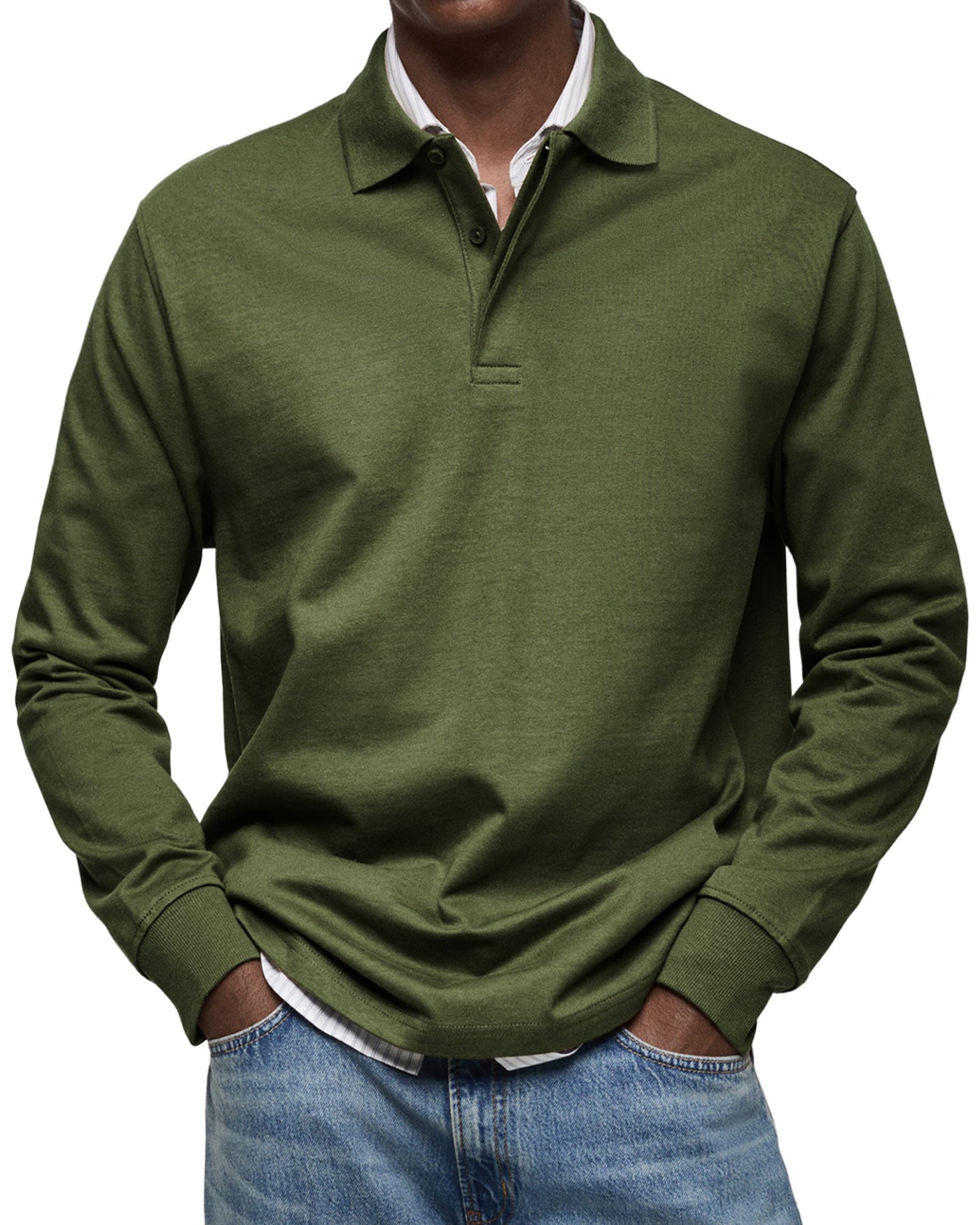 Alexandre™ | Casual Langarm Polo-Shirt