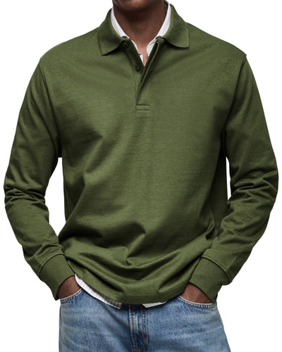 Alexandre™ | Casual Langarm Polo-Shirt