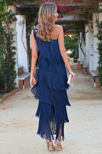 Noemi™ - Einzigartige Eleganz: One-Shoulder-Kleid