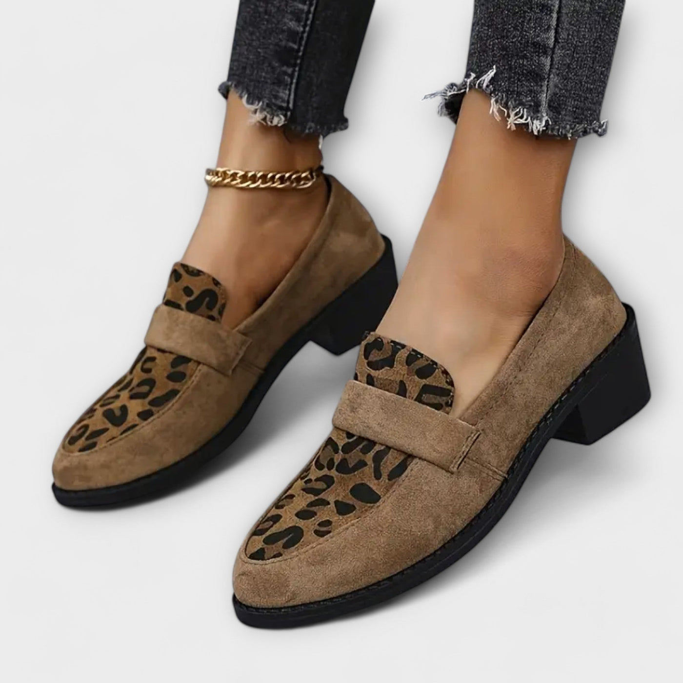 Chloe | Elegante Damenschuhe mit Leopardenmuster
