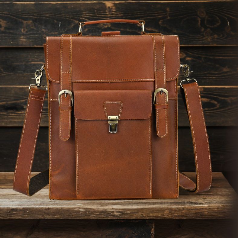 Leder-Cabrio-Rucksack | GIRONA