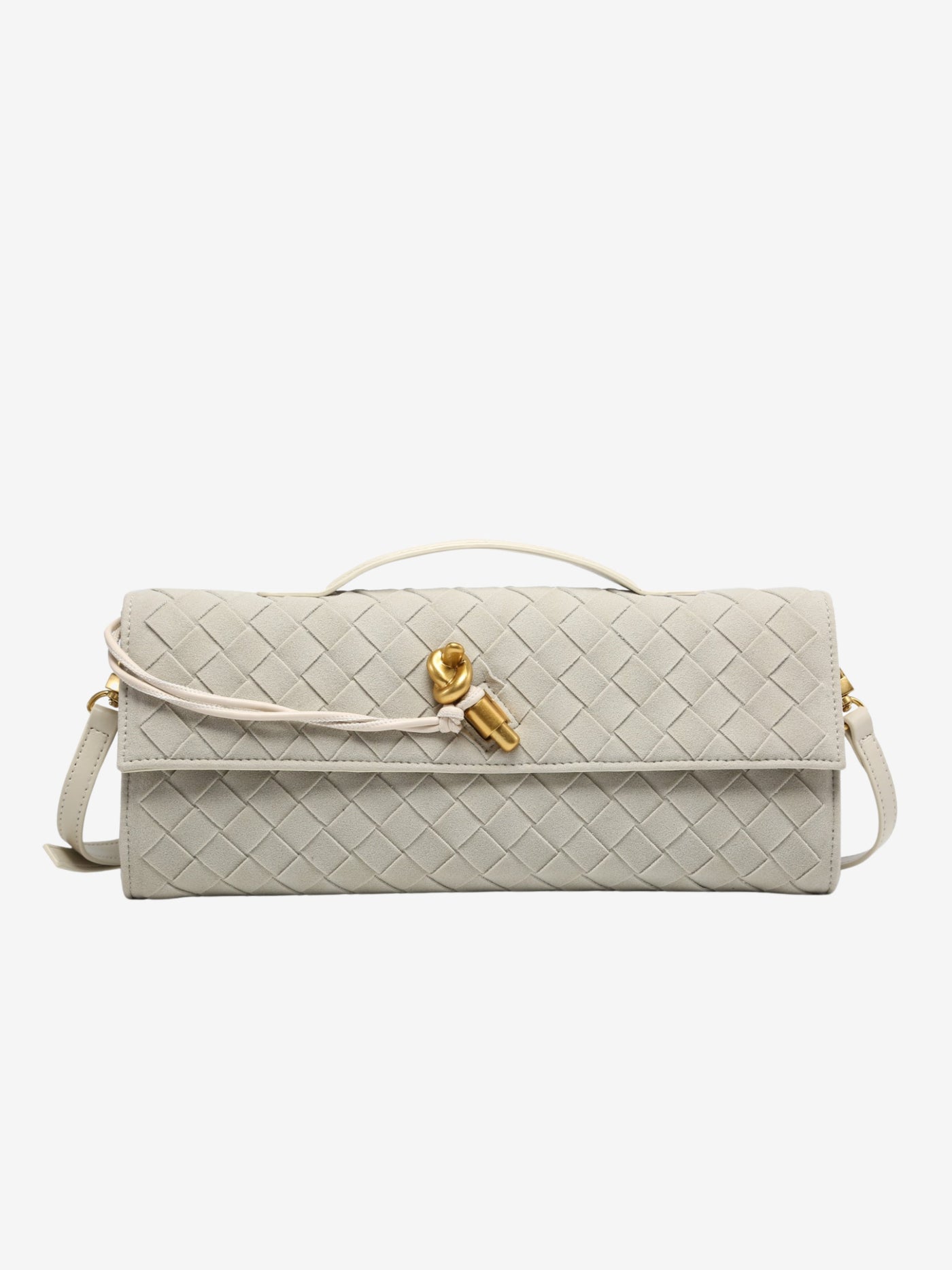 Juna™ - Luxe Clutch aus gewebtem Wildleder