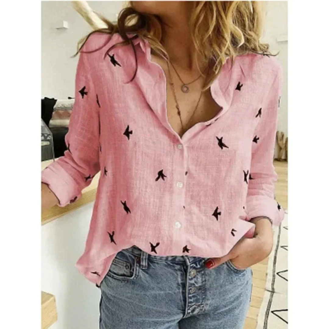 Melina™ - Geblümte Bluse im Vintage-Look