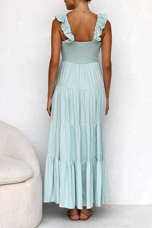 Isa | Maxi Dress with Ruffle
