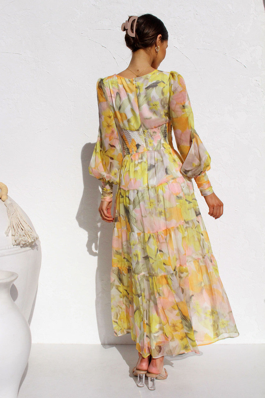 Leona™ - Sommer Maxi-Kleid Florish