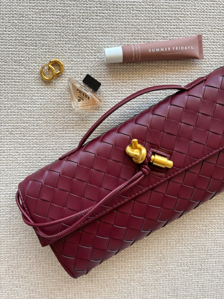 Eliana™ - Luxe Slim Woven Clutch
