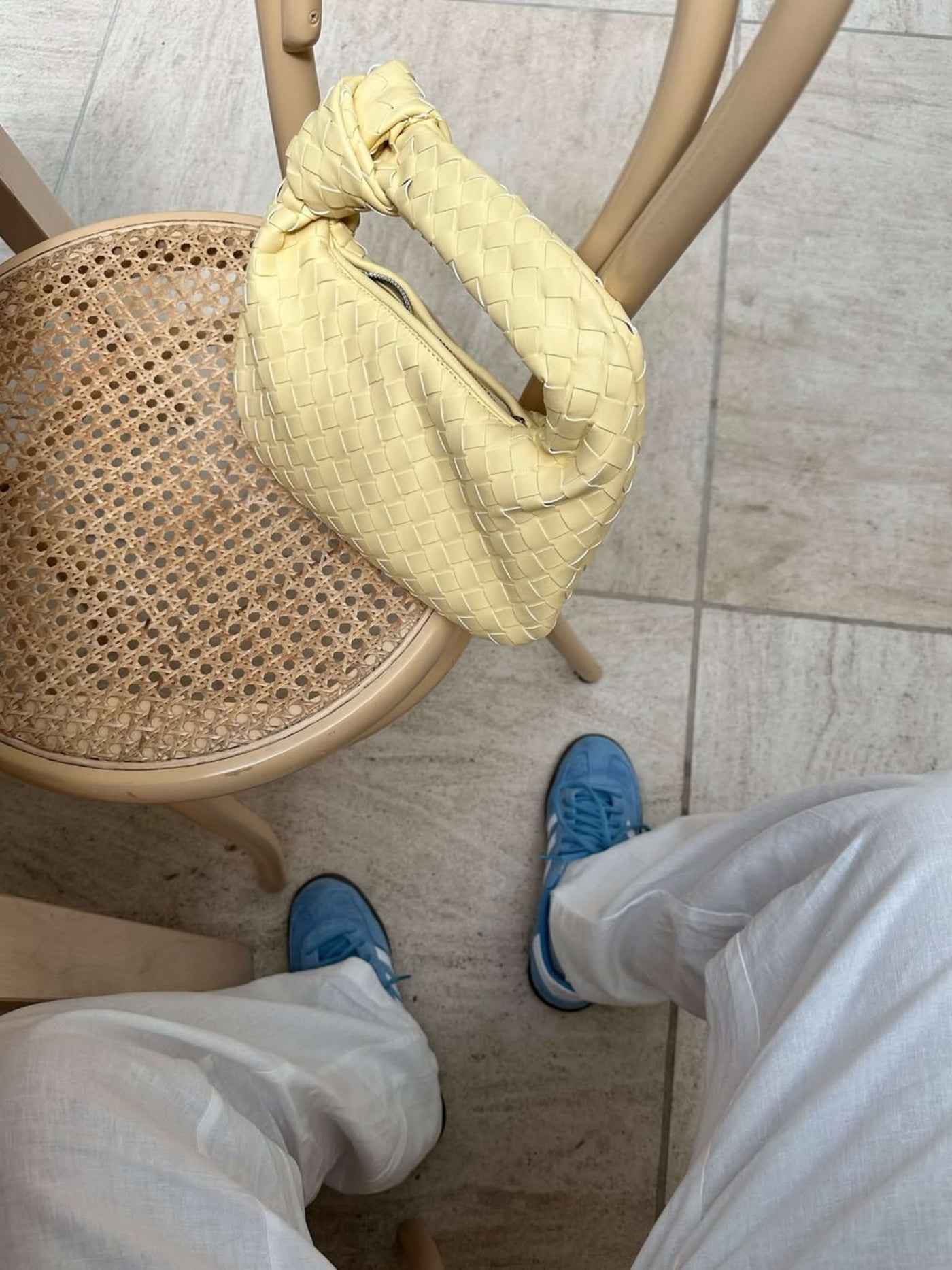Fabienne™ - Geflochtene Tasche mit kleinem Griff