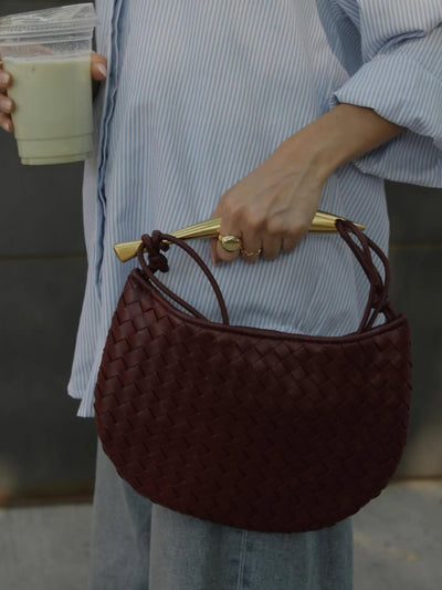 Amina™ - Luxe strukturierte gewebte Tasche