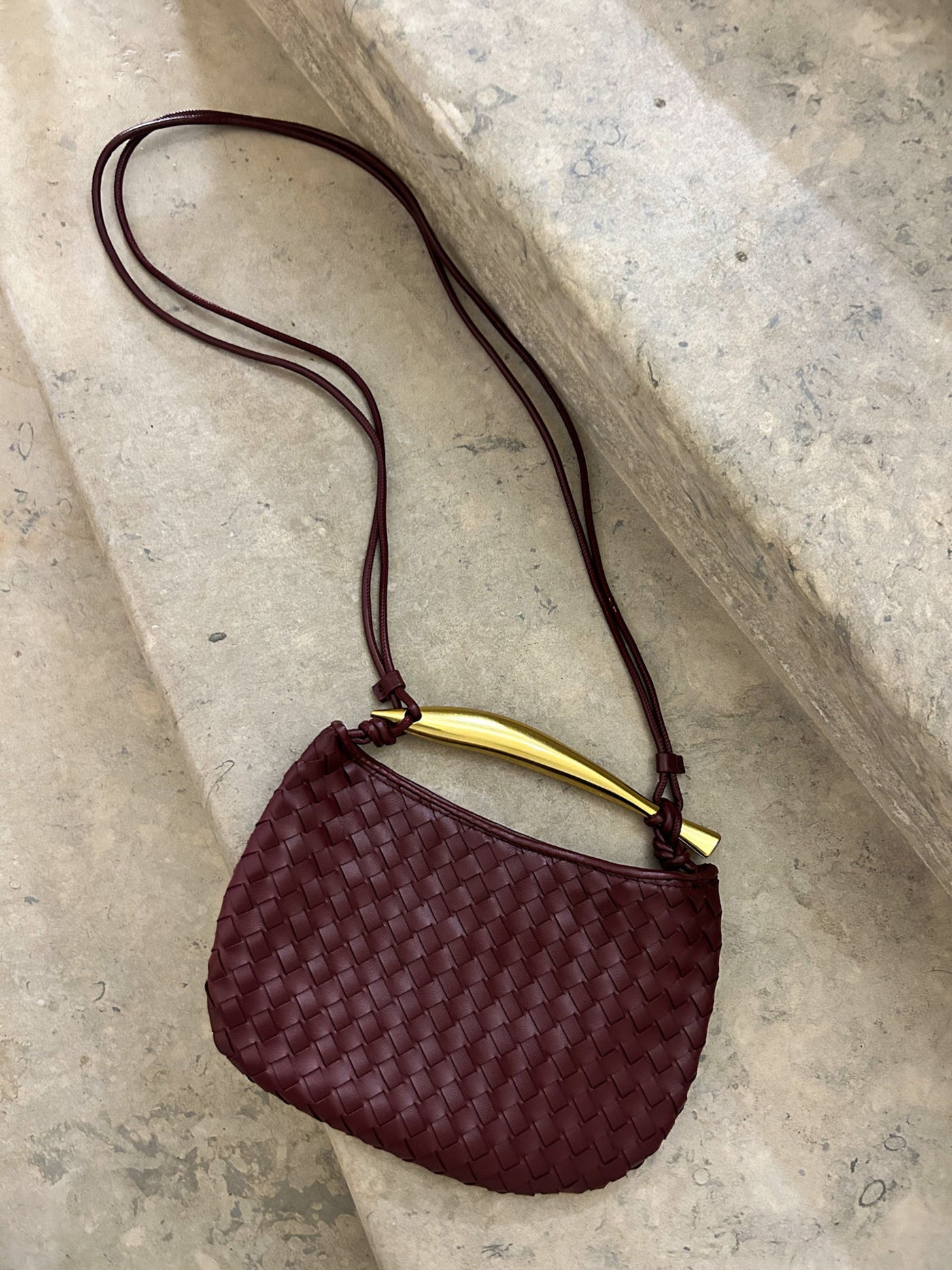 Amina™ - Luxe strukturierte gewebte Tasche