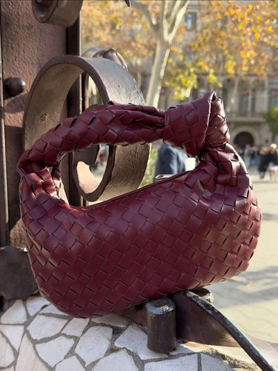 Fabienne™ - Geflochtene Tasche mit kleinem Griff