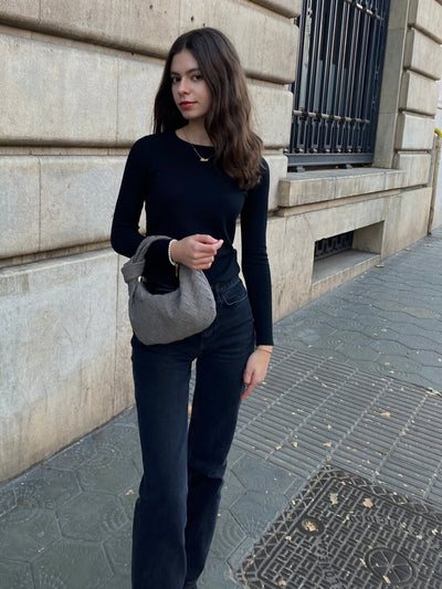 Amira™ - Geflochtene Mini-Tasche aus Wildleder